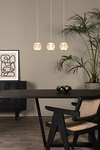 CINTRA - Pendant light - LED Dimmable - 3x4.7W 2700K - Transparent