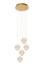 CINTRA - Suspension - Ø 32 cm - LED Var. - 5x4,7W 2700K - Transparent