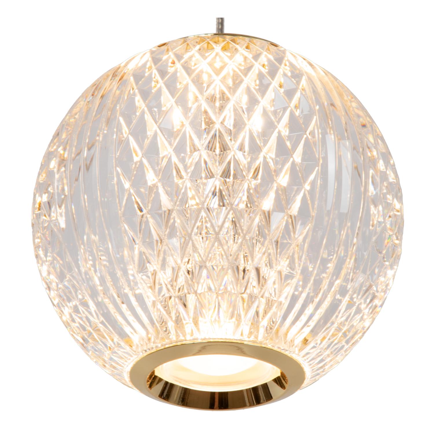 CINTRA - Suspension - Ø 32 cm - LED Var. - 5x4,7W 2700K - Transparent