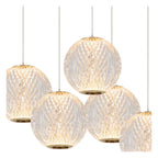CINTRA - Suspension - Ø 32 cm - LED Var. - 5x4,7W 2700K - Transparent
