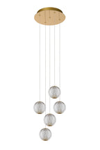 CINTRA - Suspension - Ø 32 cm - LED Var. - 5x4,7W 2700K - Transparent