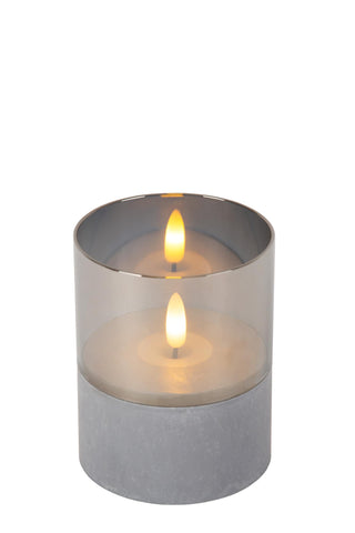 VELAS - Table lamp - Batteries - Ø 8 cm - LED - 3x0.2W 2700K - Smoke - Set of 3