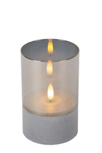 VELAS - Table lamp - Batteries - Ø 8 cm - LED - 3x0.2W 2700K - Smoke - Set of 3