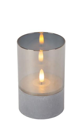 VELAS - Table lamp - Batteries - Ø 8 cm - LED - 3x0.2W 2700K - Smoke - Set of 3