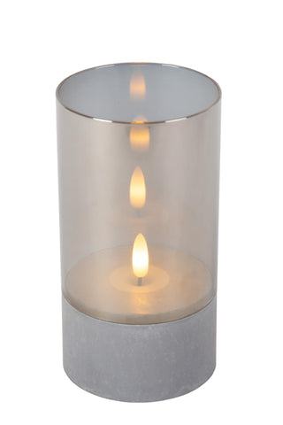 VELAS - Table lamp - Batteries - Ø 8 cm - LED - 3x0.2W 2700K - Smoke - Set of 3