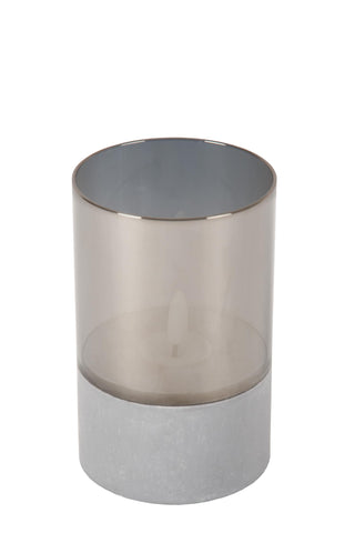 VELAS - Table lamp - Batteries - Ø 8 cm - LED - 3x0.2W 2700K - Smoke - Set of 3