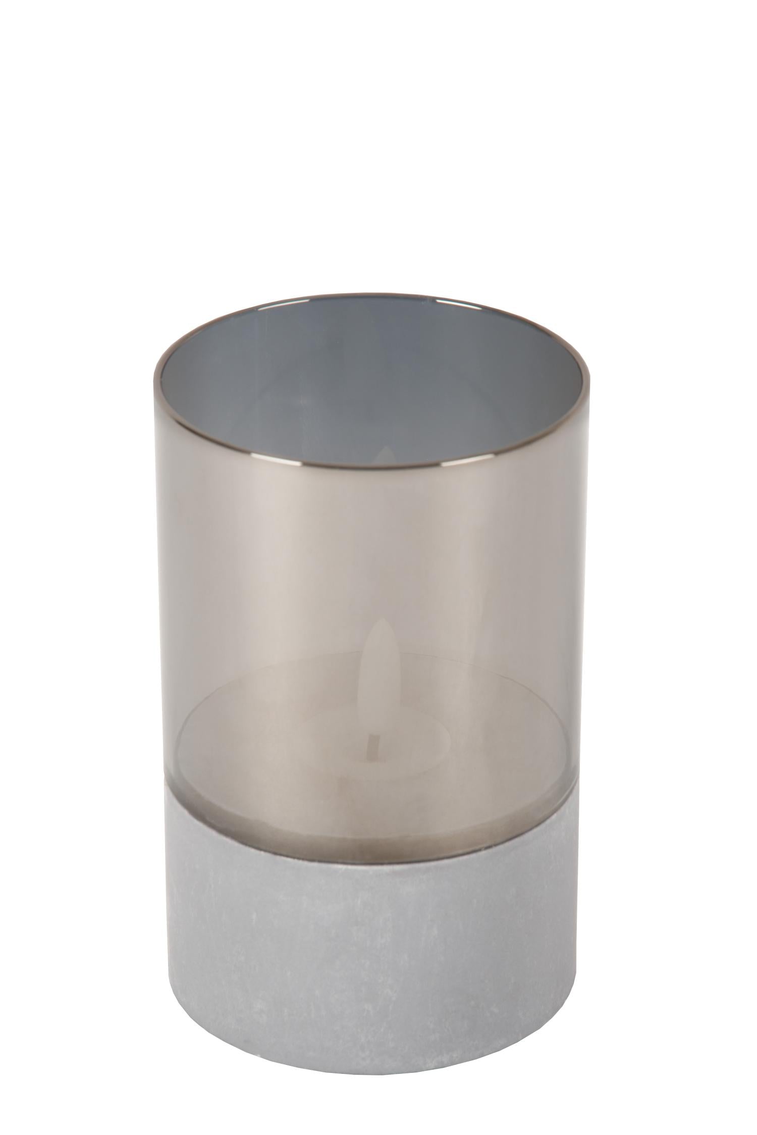 VELAS - Table lamp - Batteries - Ø 8 cm - LED - 3x0.2W 2700K - Smoke - Set of 3