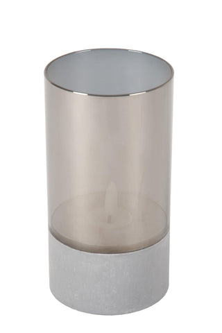 VELAS - Table lamp - Batteries - Ø 8 cm - LED - 3x0.2W 2700K - Smoke - Set of 3