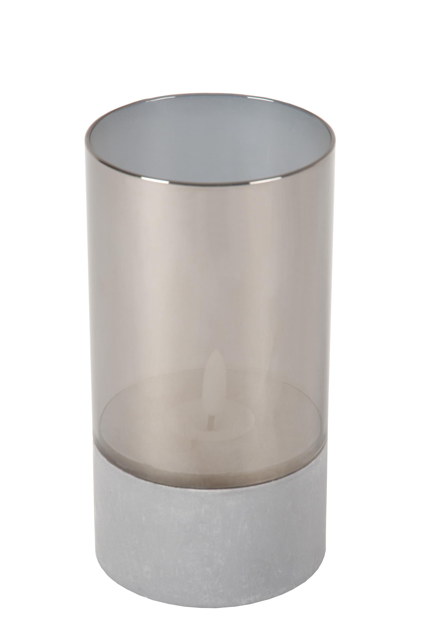 VELAS - Table lamp - Batteries - Ø 8 cm - LED - 3x0.2W 2700K - Smoke - Set of 3