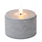 VELAS - Table lamp - Batteries - Ø 8 cm - LED - 3x0.2W 2700K - Smoke - Set of 3