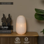 FLORES - Lampe de table - Ø 14,1 cm - 1xE14 - Blanc