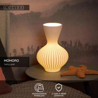 MOMORO - Lampe de table - 1xE14 - Blanc