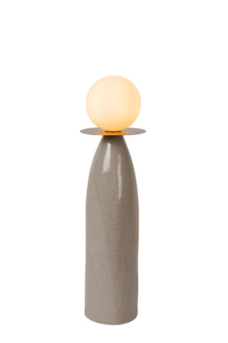 FIGARO - Tafellamp - Ø 12 cm, H 45cm - 1xG9 - Grijs