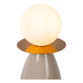 FIGARO - Tafellamp - Ø 12 cm, H 45cm - 1xG9 - Grijs