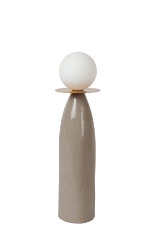 FIGARO - Tafellamp - Ø 12 cm, H 45cm - 1xG9 - Grijs