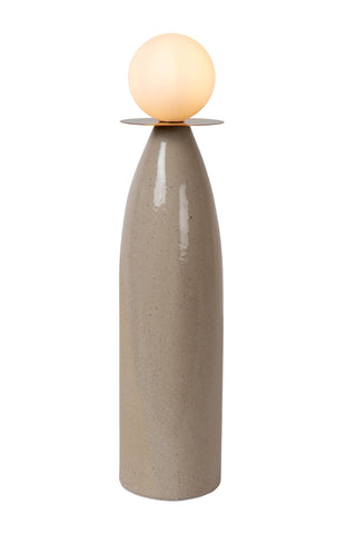 FIGARO - Tafellamp - Ø 12 cm, H 53,5cm - 1xG9 - Grijs