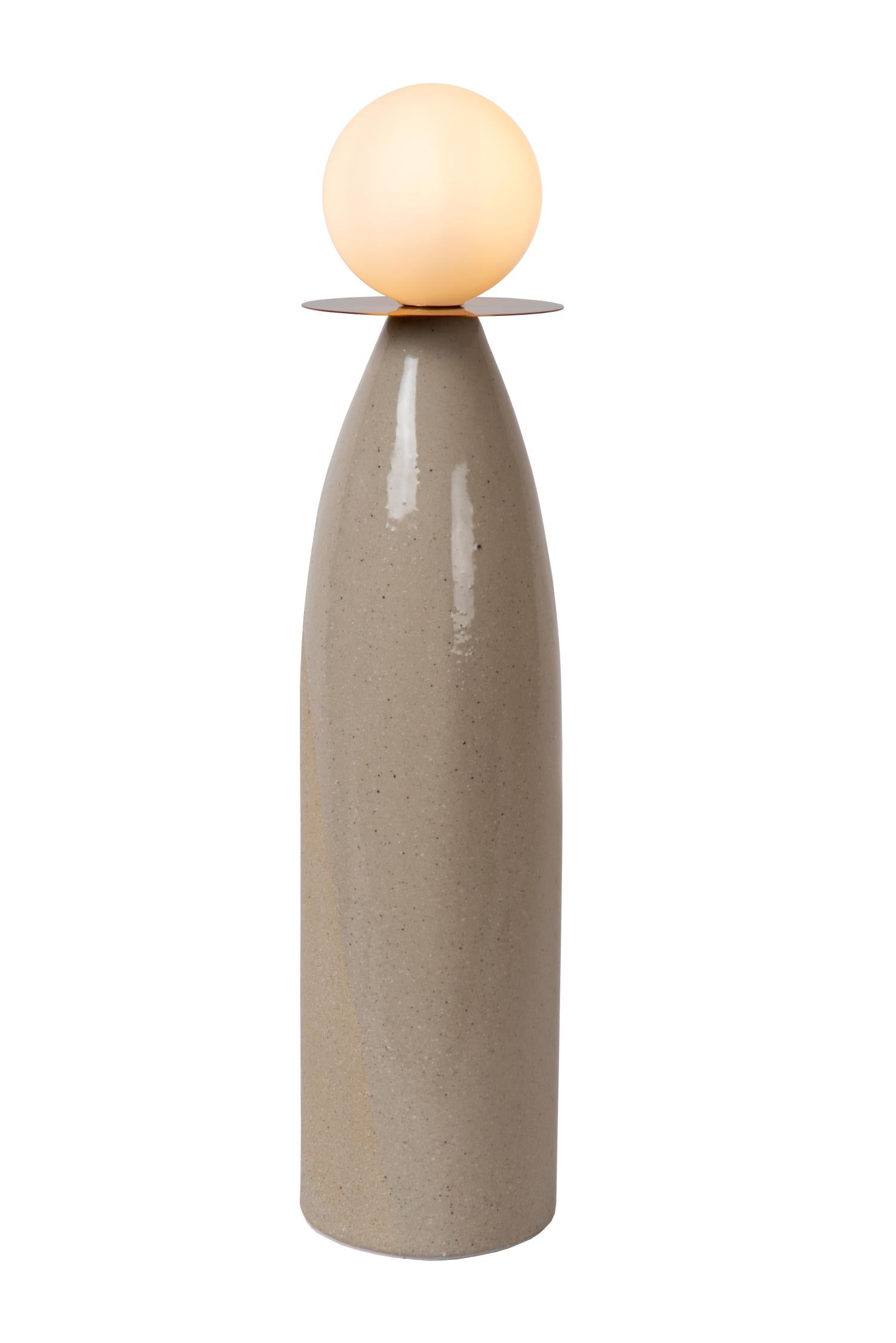 FIGARO - Tafellamp - Ø 12 cm, H 53,5cm - 1xG9 - Grijs