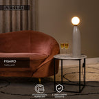 FIGARO - Tafellamp - Ø 12 cm, H 53,5cm - 1xG9 - Grijs