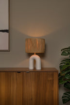 RONDA - Lampe de table - 1xE27 - Blanc