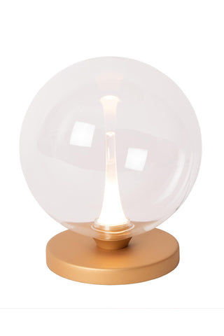 GISELA - Lampe de table - Ø 16 cm - LED Dimmable - 1x5W 2700K - Transparent