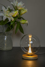 GISELA - Lampe de table - Ø 16 cm - LED Dimmable - 1x5W 2700K - Transparent