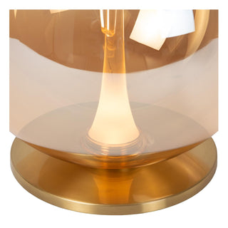 GISELA - Tafellamp - Ø 30 cm - LED Dimb. - 1x12W 2500K - Amber