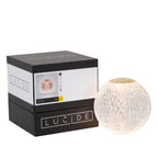 CINTRA - Rechargeable table lamp - Battery - Ø 9 cm - LED 3 StepDim - 1x1.5W 2700K - Transparent