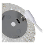 CINTRA - Rechargeable table lamp - Battery - Ø 9 cm - LED 3 StepDim - 1x1.5W 3000K - Transparent