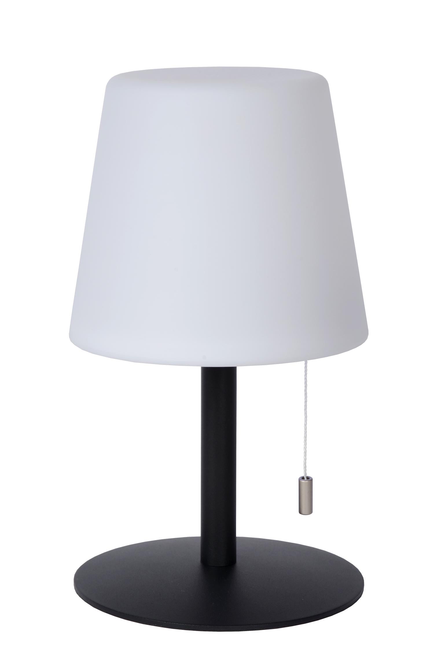 RIO - Oplaadbare Tafellamp Binnen/Buiten - Accu/Batterij - Ø 15,5 cm - LED Dimb. - 1x1,8W 3000K - IP44 - RGB - Multicolor