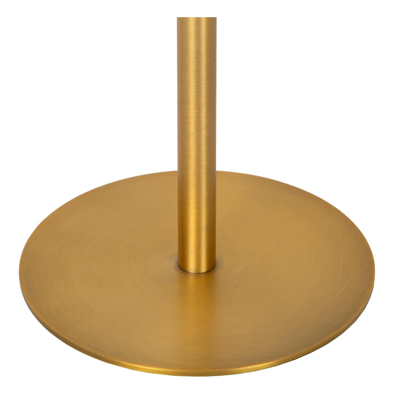 TYON - Rechargeable table lamp Indoor/Outdoor - Battery - Ø 15 cm - LED Dimmable - 1x2W 2700K - IP65 - Matt Gold / Brass