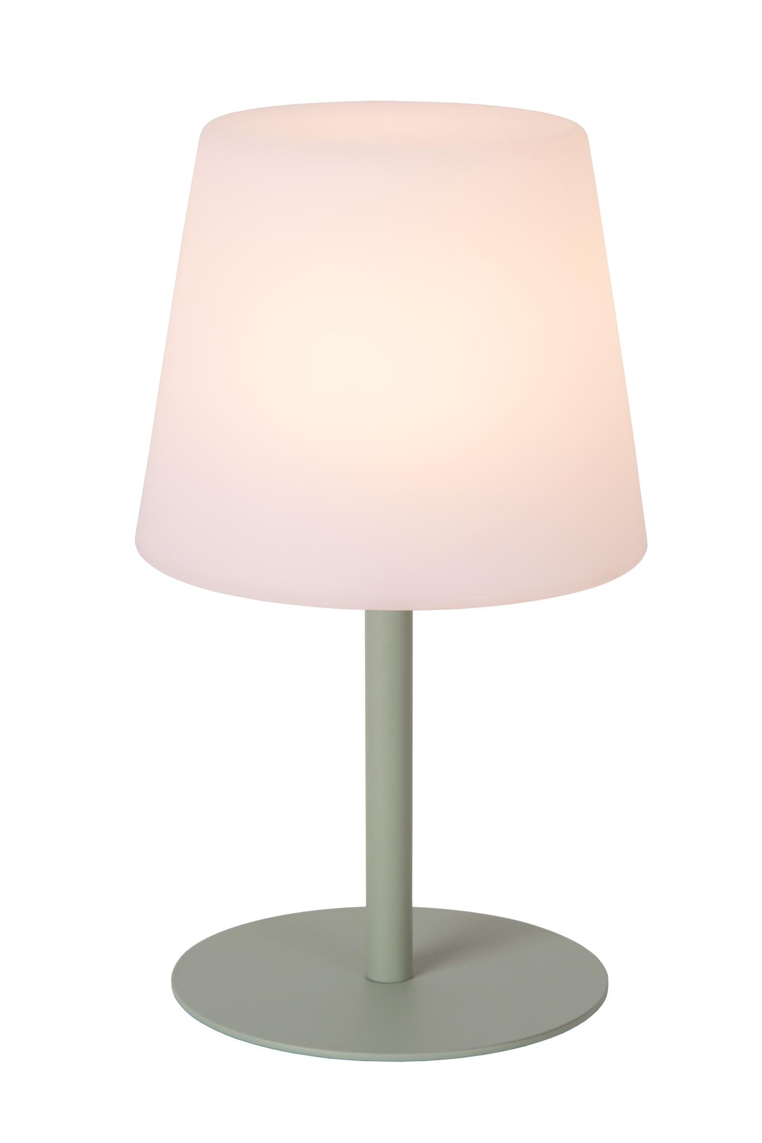 TYON - Lampe de table rechargeable Intérieur/Extérieur - Batterie/Pile - LED Var. - 1x2W 2700K - IP65 - Vert