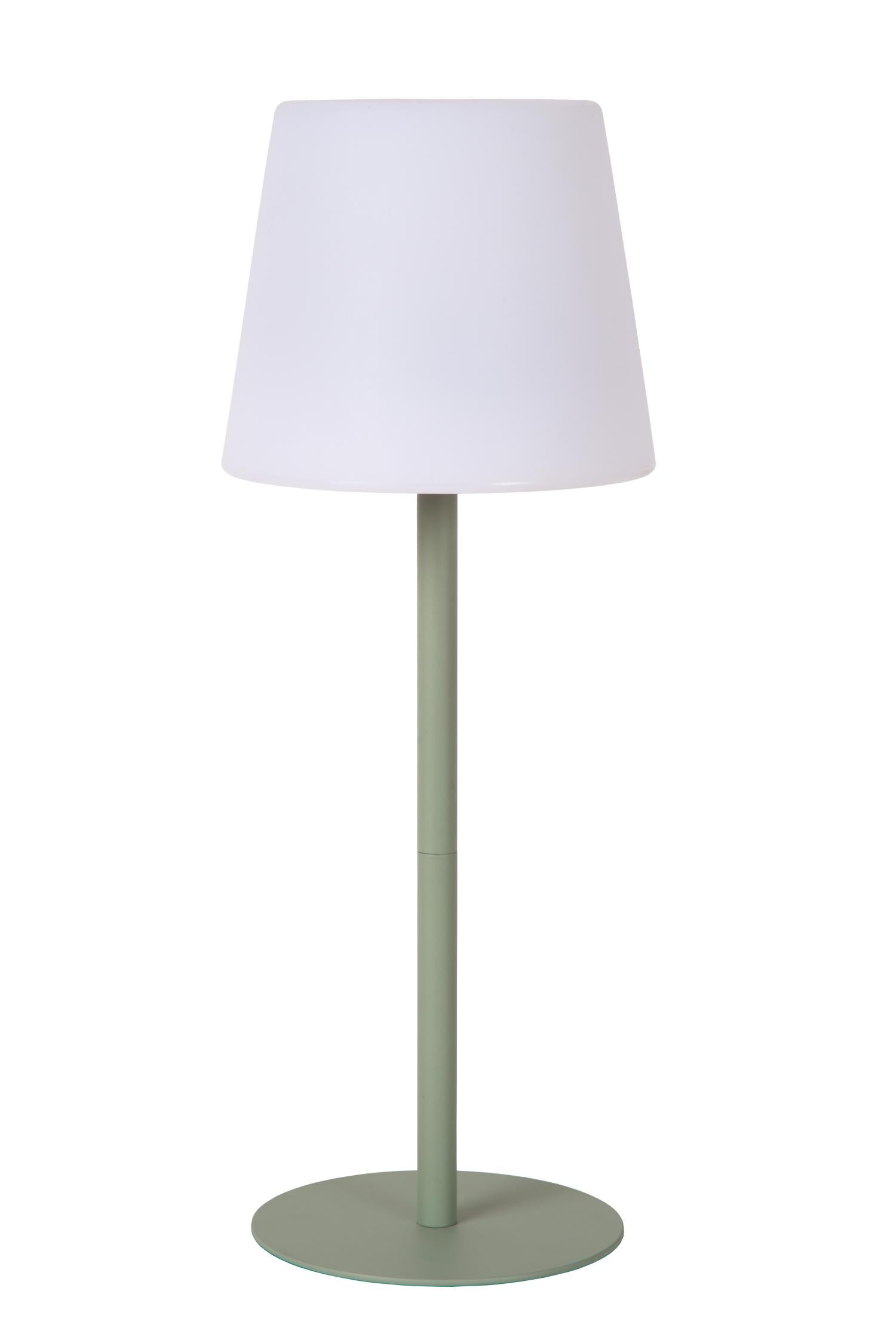 TYON - Oplaadbare Tafellamp Binnen/Buiten - Accu/Batterij - LED Dimb. - 1x2W 2700K - IP65 - Groen