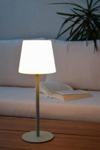 TYON - Lampe de table rechargeable Intérieur/Extérieur - Batterie/Pile - LED Var. - 1x2W 2700K - IP65 - Vert