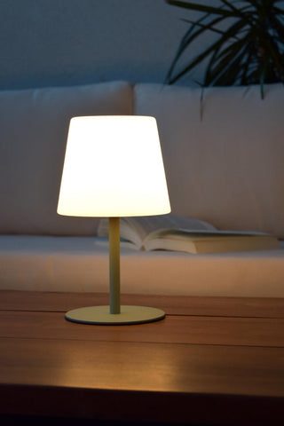 TYON - Lampe de table rechargeable Intérieur/Extérieur - Batterie/Pile - LED Var. - 1x2W 2700K - IP65 - Vert