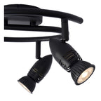 CARO - Plafondspot - Ø 31 cm - 3xGU10 - Zwart