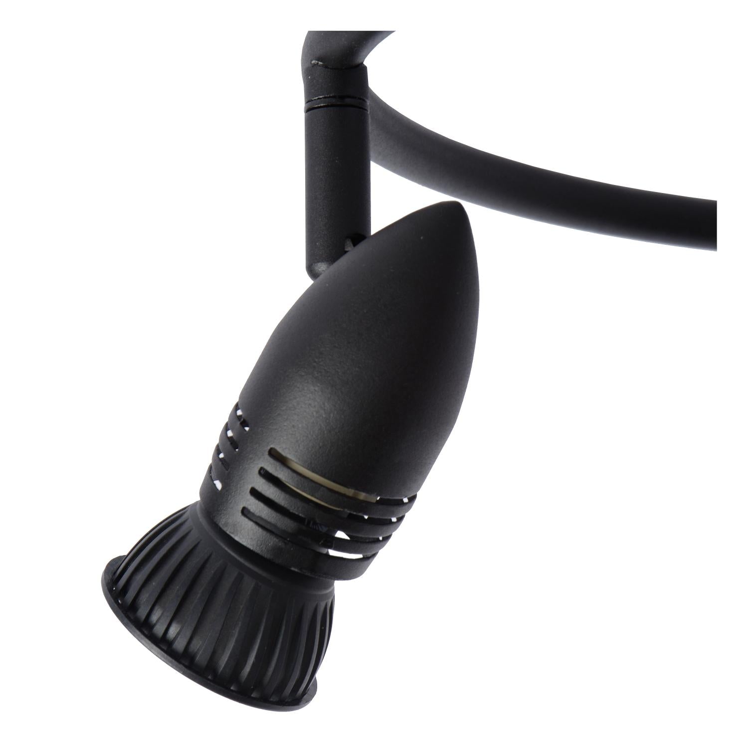 CARO - Plafondspot - Ø 31 cm - 3xGU10 - Zwart