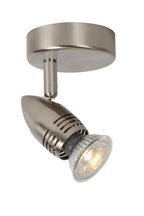 CARO-LED - Spot plafonnier - Ø 9 cm - LED - GU10 - 1x5W 2700K - Chrome mat