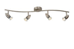 CARO-LED - Spot plafonnier - LED - GU10 - 4x5W 2700K - Chrome mat