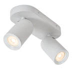 PUNCH - Spot plafonnier - 2xGU10 - Blanc