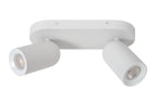 PUNCH - Spot plafonnier - 2xGU10 - Blanc