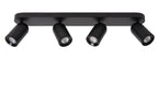 PUNCH - Ceiling spot - 4xGU10 - Black