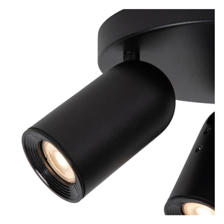 PUNCH - Spot plafonnier - Ø 21 cm - 3xGU10 - Noir