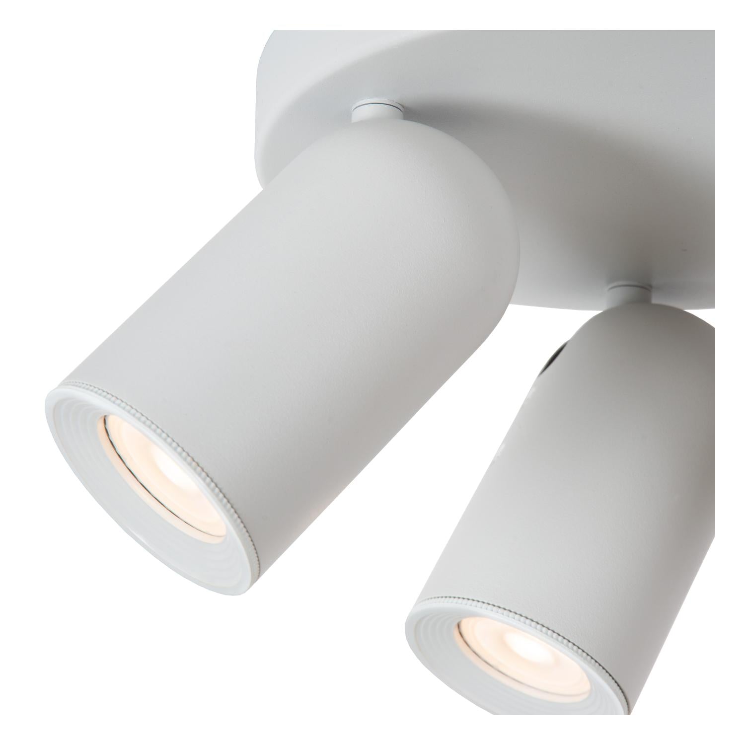 PUNCH - Plafondspot - Ø 21 cm - 3xGU10 - Wit