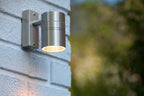 ARNE-LED - Wandspot / Wandlamp Binnen/Buiten - Ø 6,3 cm - LED - GU10 - 1x5W 2700K - IP44 - Mat chroom