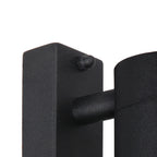 ARNE-LED - Wall spot / Wall light Indoor/Outdoor - Ø 6.3 cm - LED - GU10 - 1x5W 2700K - IP44 - Black