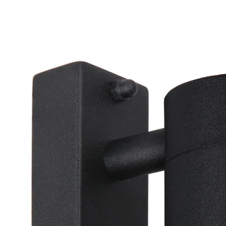 ARNE-LED - Wall spot / Wall light Indoor/Outdoor - Ø 6.3 cm - LED - GU10 - 1x5W 2700K - IP44 - Black