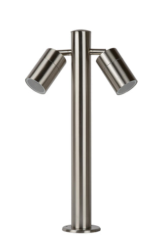 ARNE-LED - Sokkellamp - Ø 6,3 cm - LED - GU10 - 2x5W 2700K - IP44 - Mat chroom