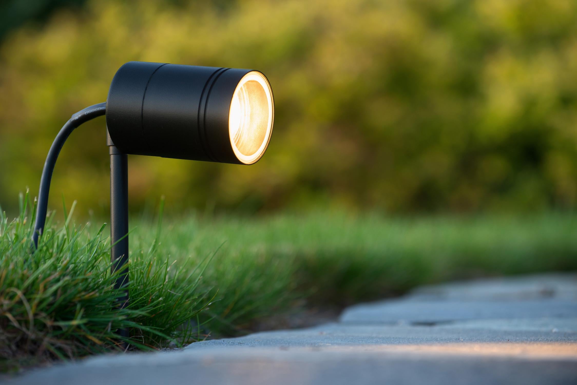 ARNE-LED - Garden spot - Ø 6.3 cm - LED - GU10 - 1x5W 2700K - IP44 - Black