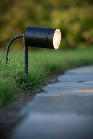 ARNE-LED - Tuinspot - Ø 6,3 cm - LED - GU10 - 1x5W 2700K - IP44 - Zwart