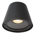 DINGO-LED - Wandlamp Binnen/Buiten - LED Dimb. - GU10 - 1x5W 3000K - IP44 - Antraciet